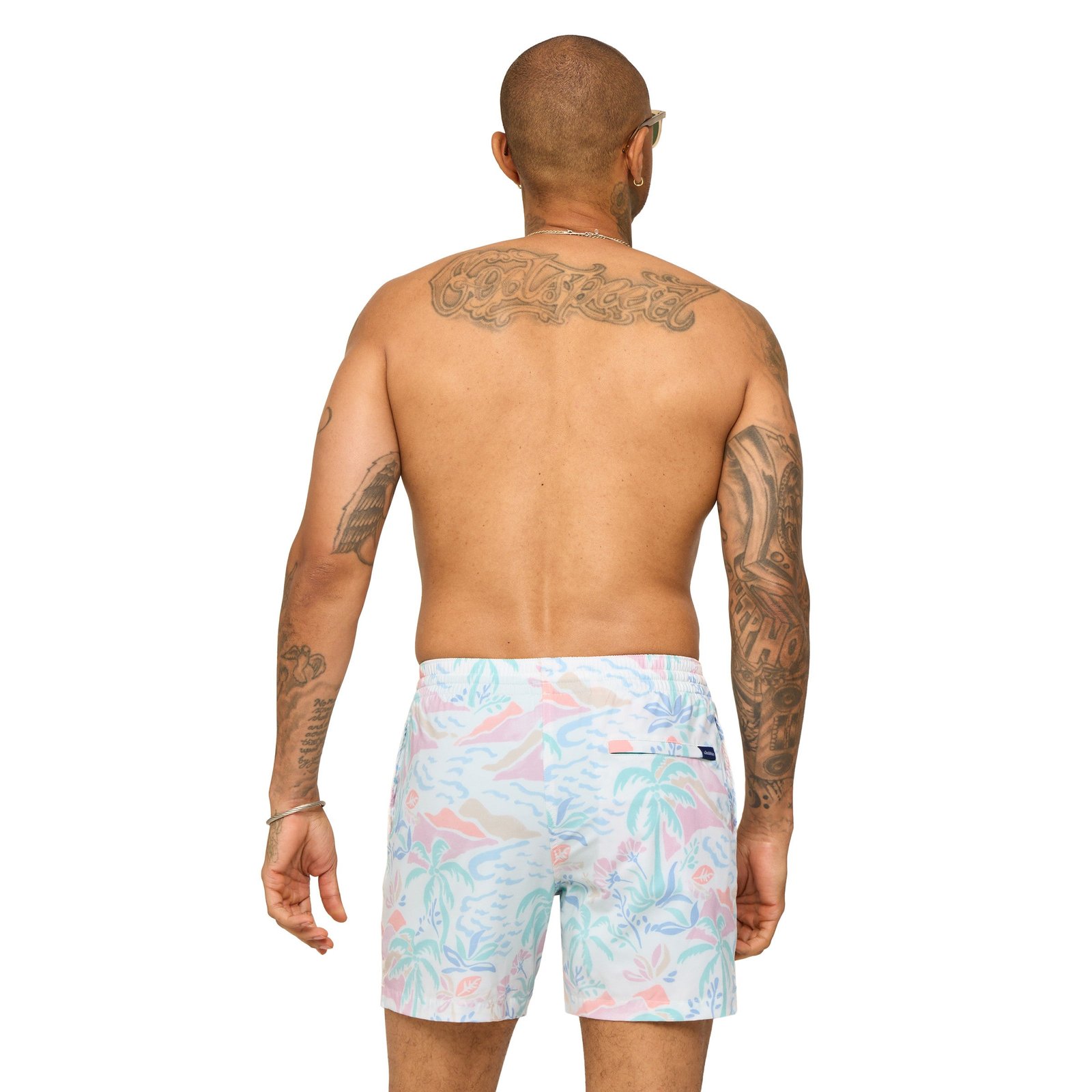 The Washed Ashores 5.5 Inch Lined Swim Shorts in White