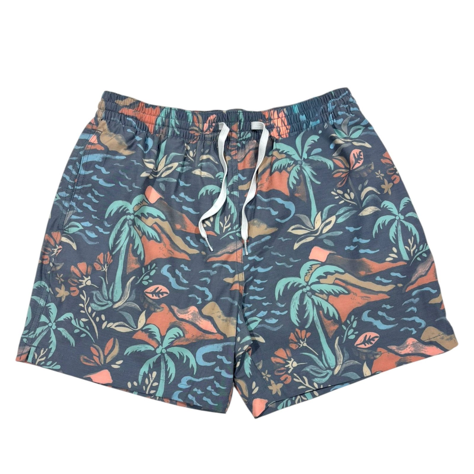 The Washed Ashores 5.5 Inch Lined Swim Shorts in Navy