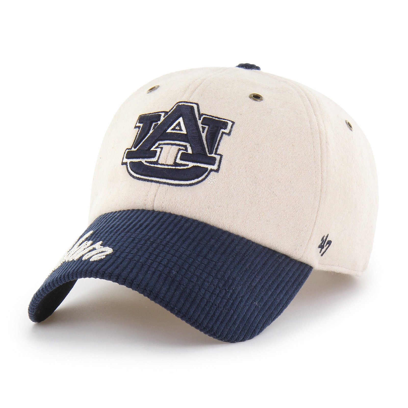 Auburn Tigers Corduroy Visor '47 Clean Up Hat