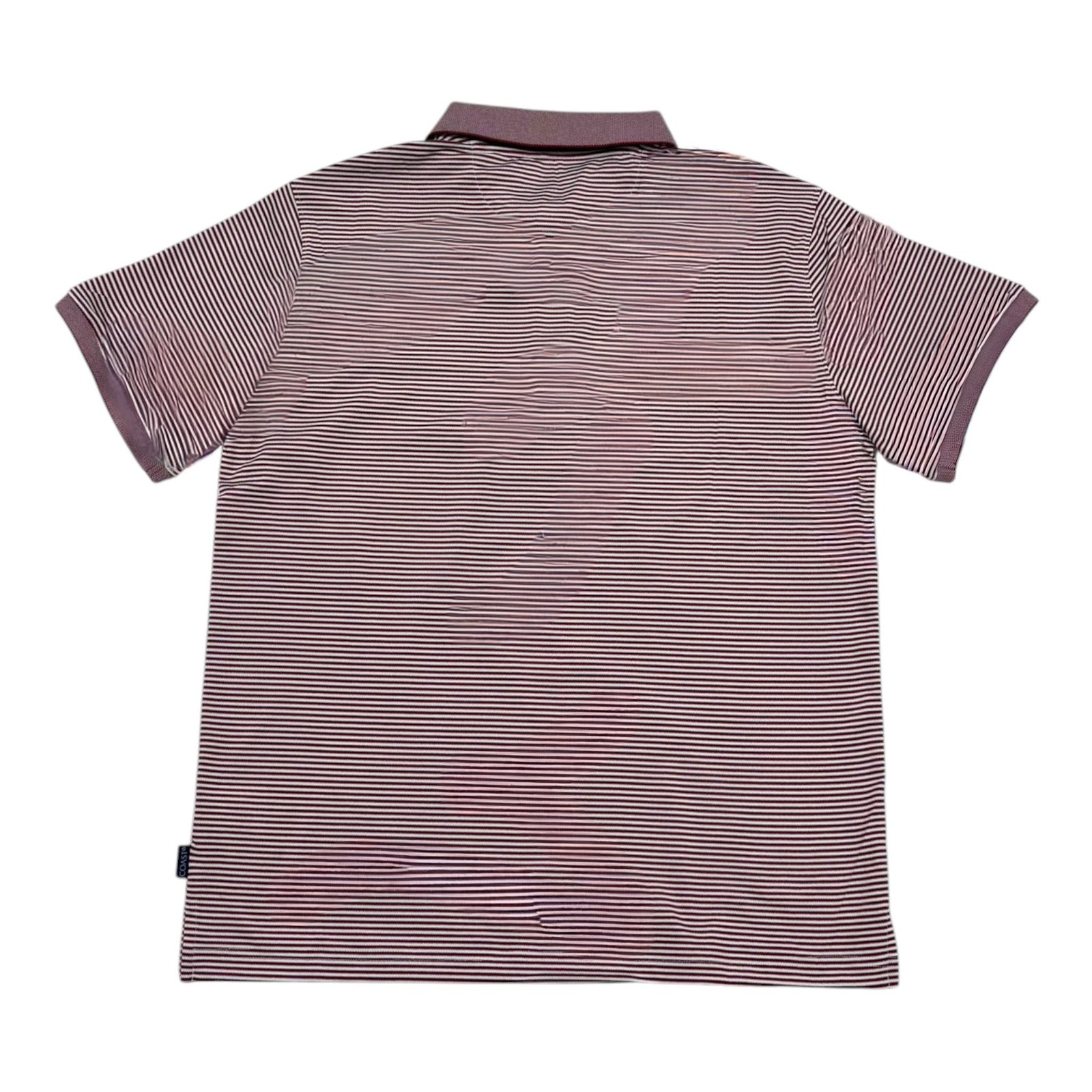 Slipknot Stripe Polo in Boysenberry