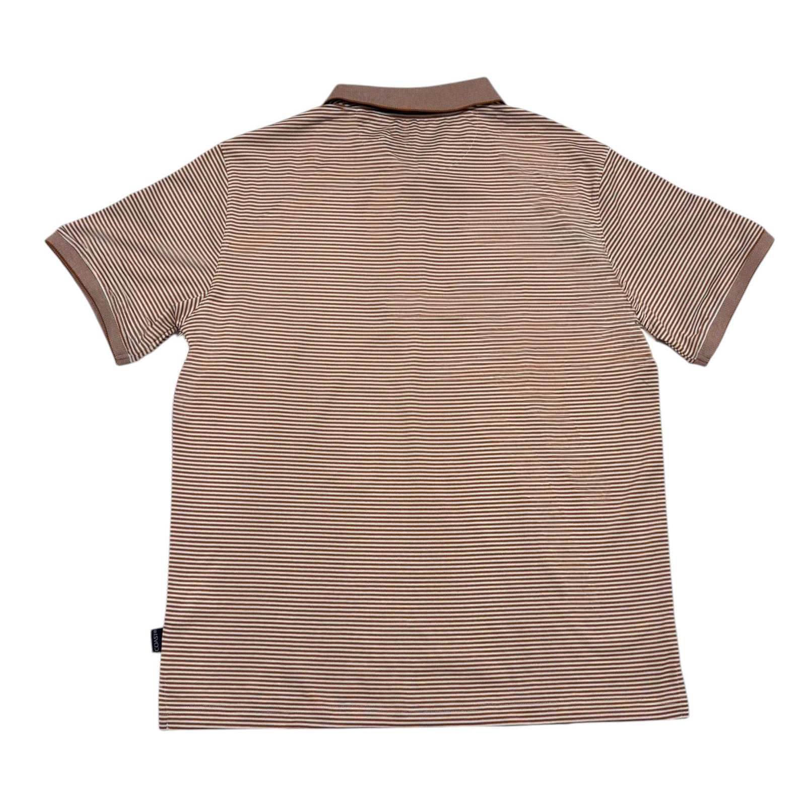 Slipknot Stripe Polo in Camel