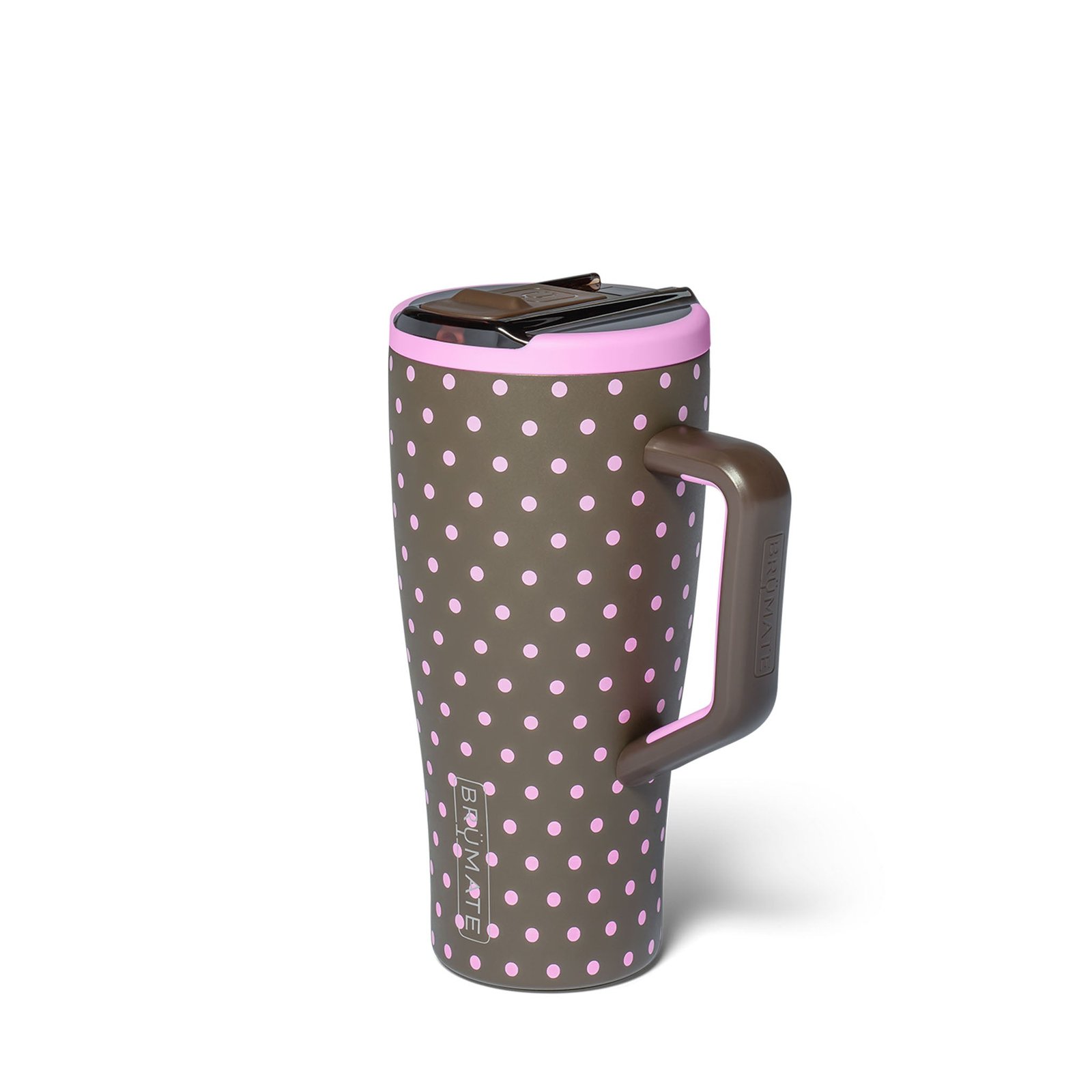 30oz Era Flip Handled Tumbler in Mocha Dot