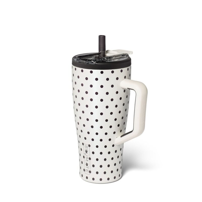 30oz Era Flip Handled Tumbler in Polka Pearl
