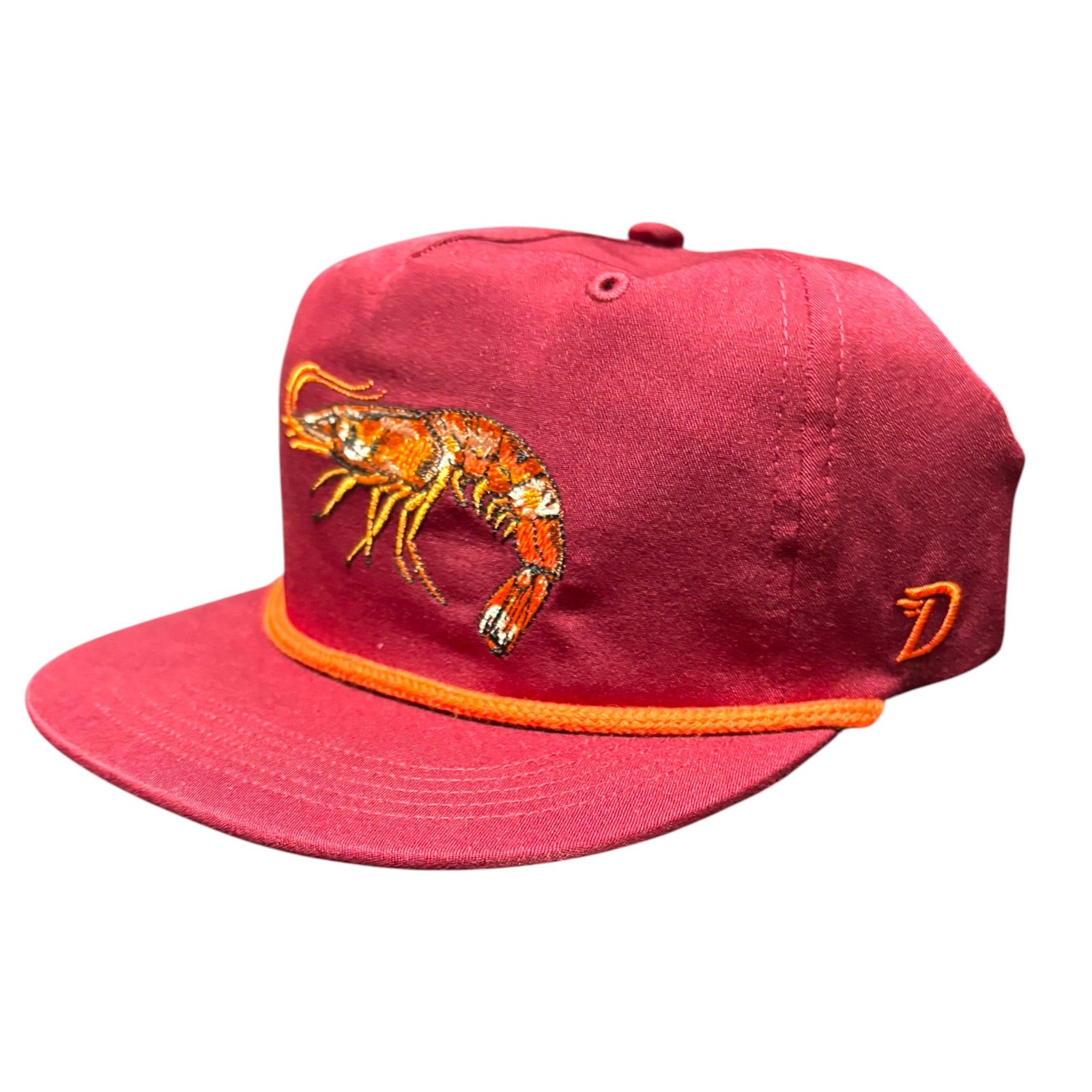 Gulf Shrimp Rope Hat in Carmine
