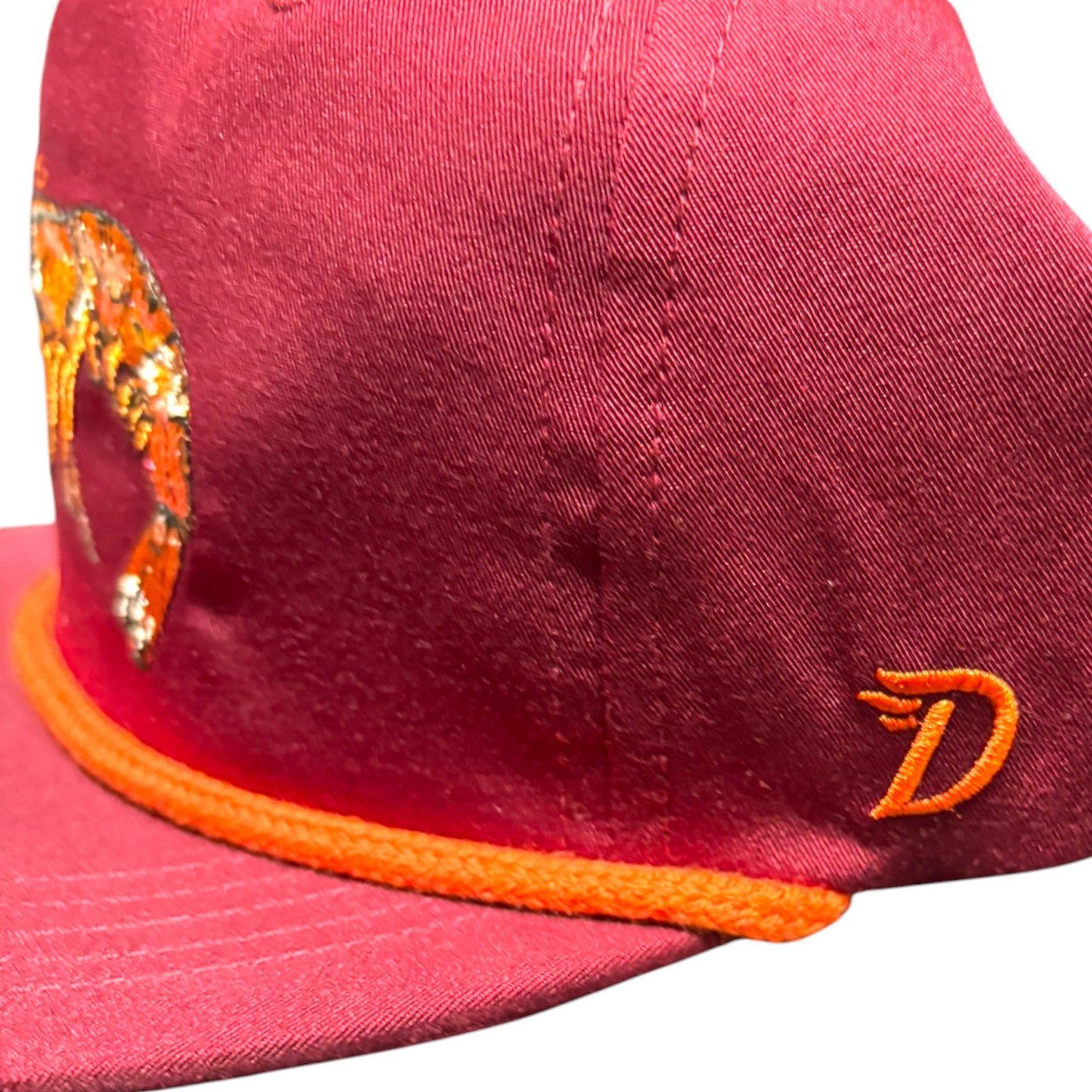 Gulf Shrimp Rope Hat in Carmine