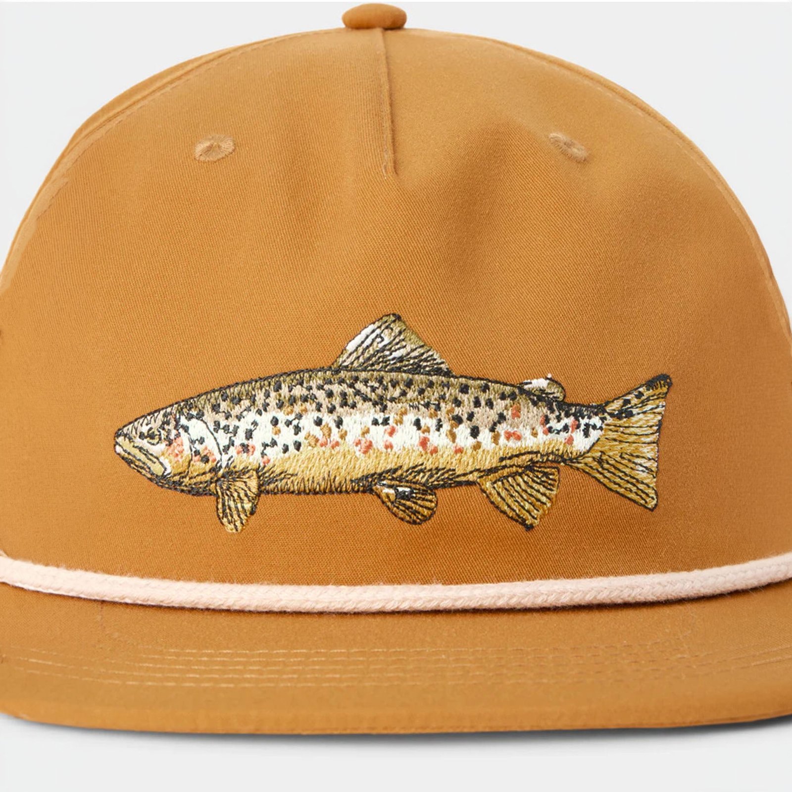 Brown Trout Grandpa Hat in Coastal Copper