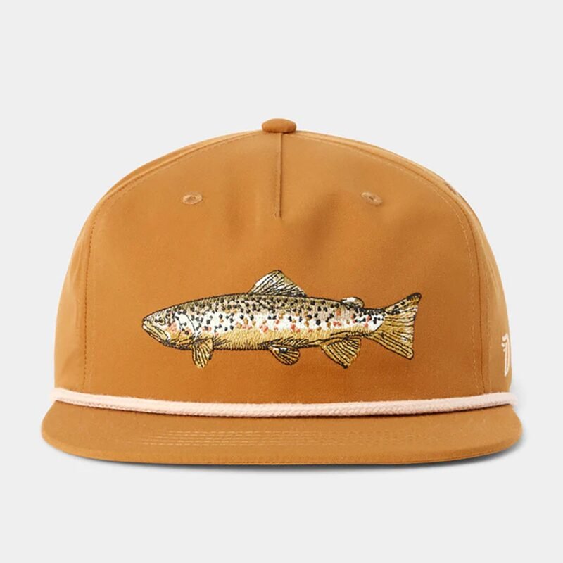 Brown Trout Grandpa Hat in Coastal Copper