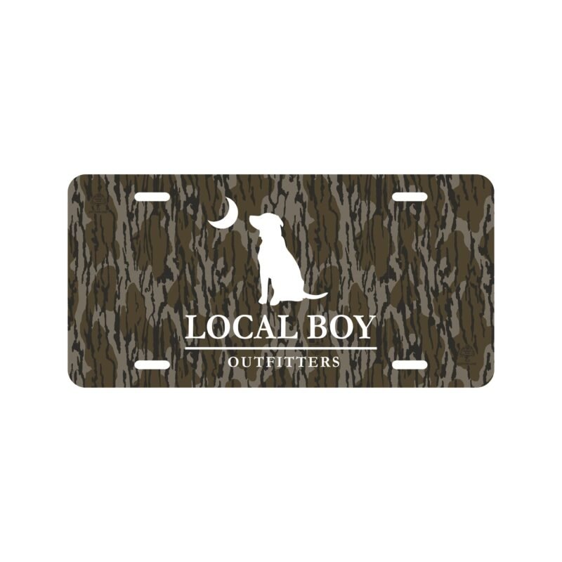 Original Bottomland Camo License Plate