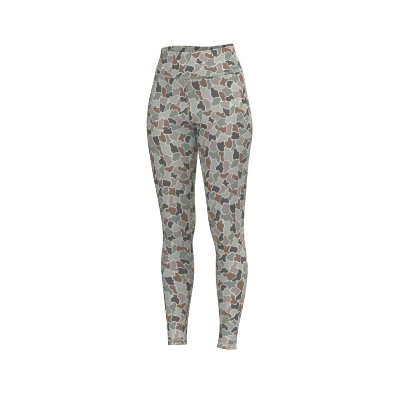 Youth Leggings in Forest Camo Flora