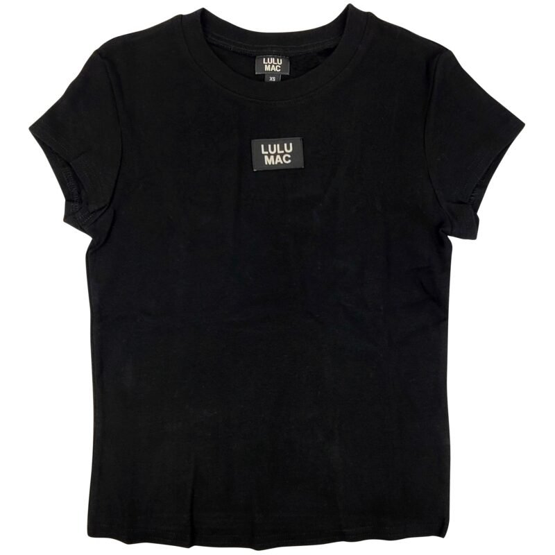 Lulu Mac Baby Tee in Black