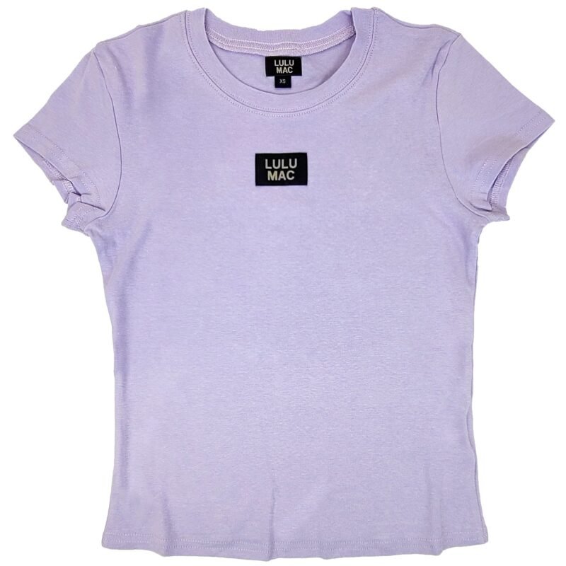 Lulu Mac Baby Tee in Lavender
