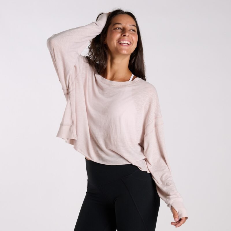 FP Movement Long Sleeve My Time Tee in Pearl