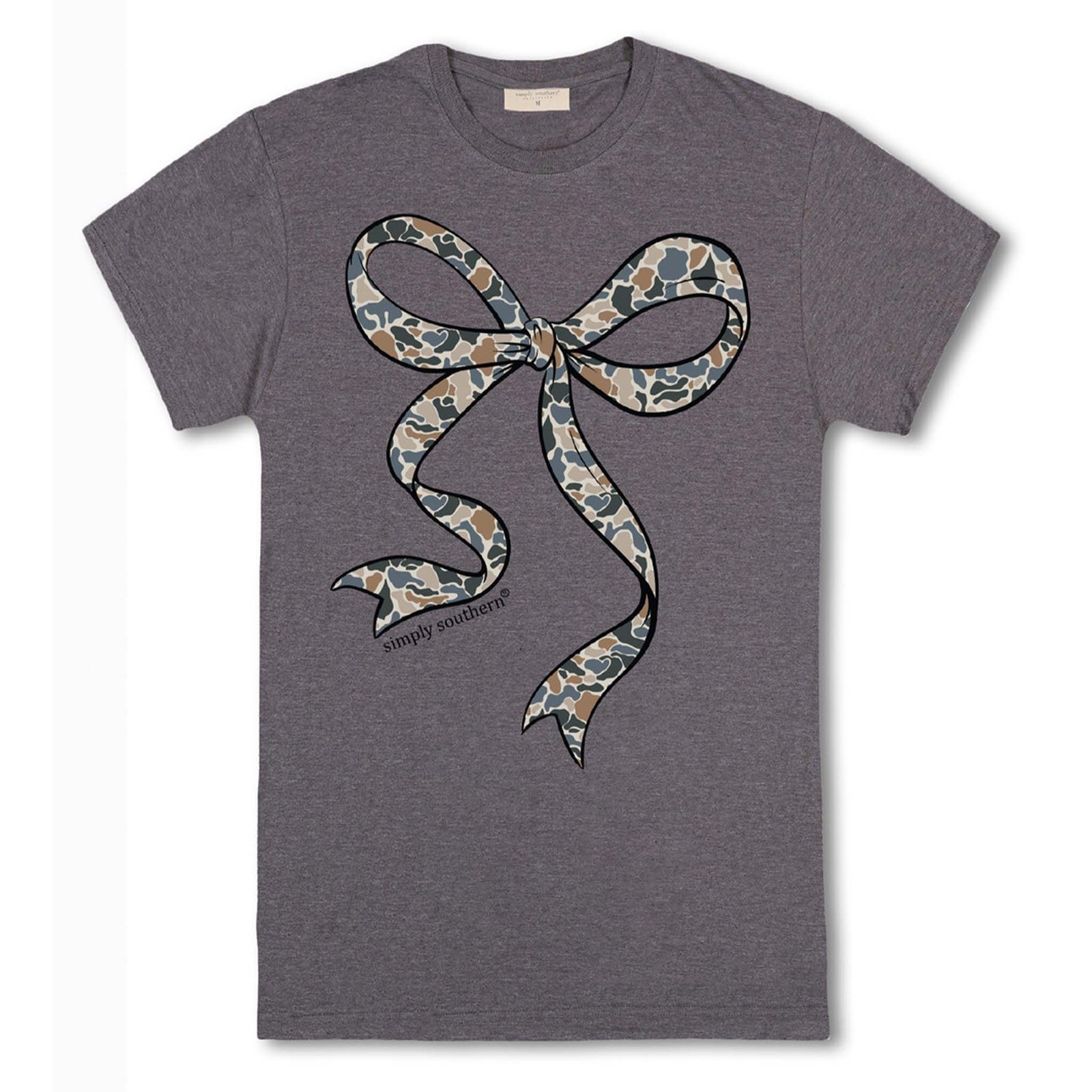 Old School Camo Bow Short Sleeve T-Shirt