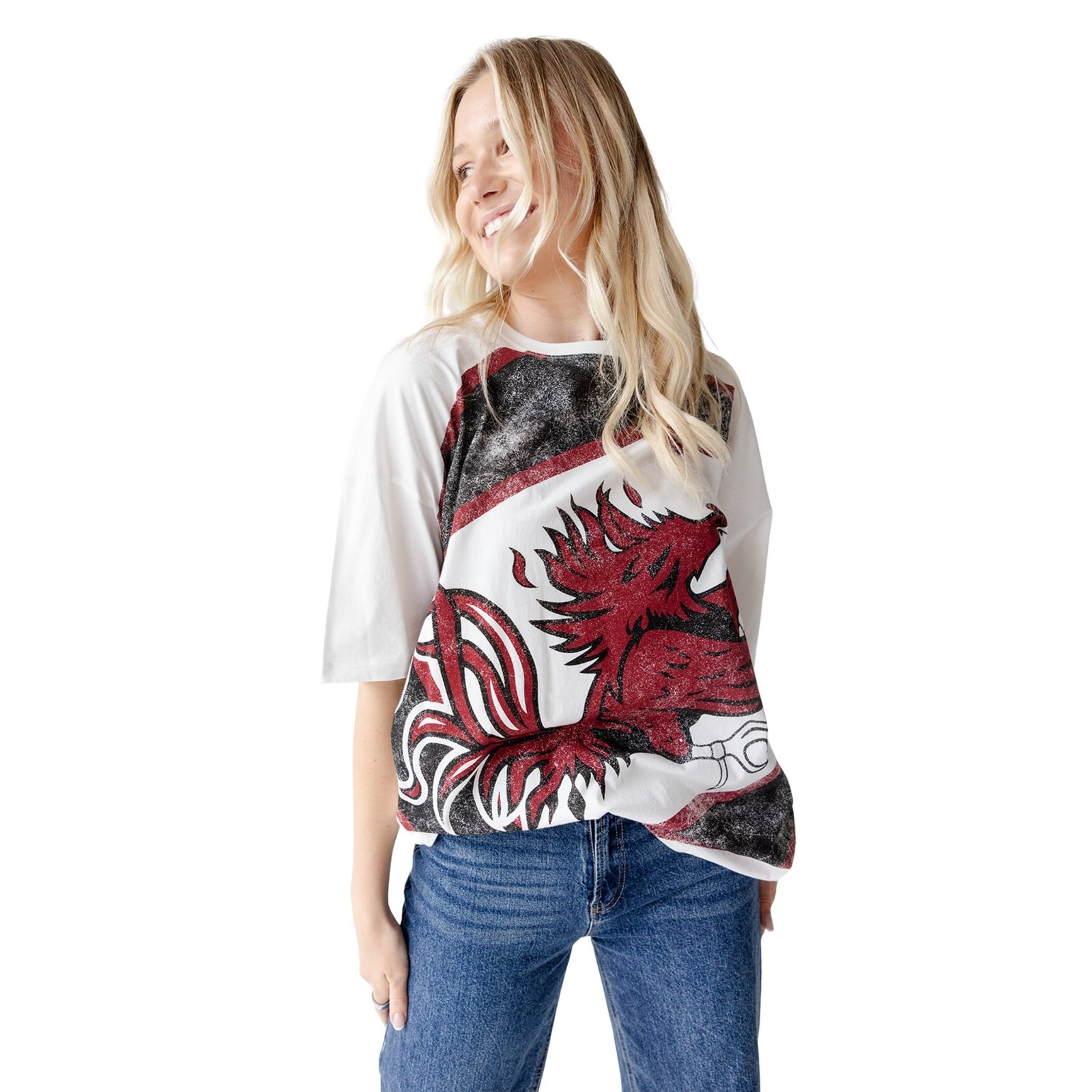 South Carolina Gamecocks Oversized Graphic T-Shirt