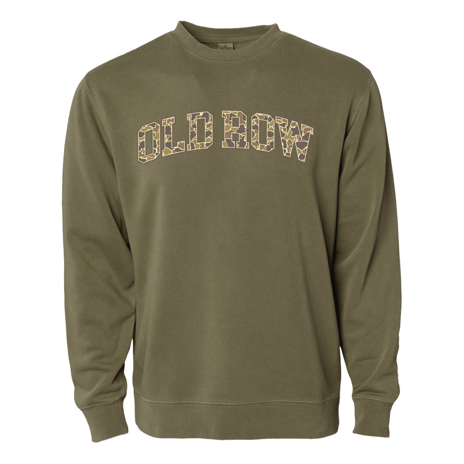 Old Row Arch Crewneck Sweatshirt in Army
