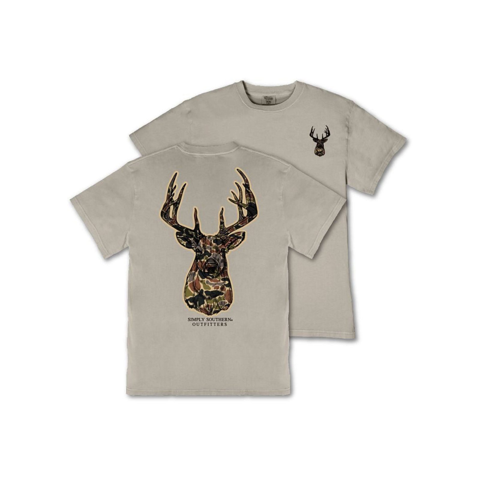 Youth Camo Deer Short Sleeve T-Shirt